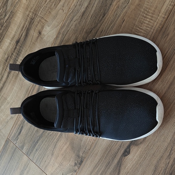 EUC Clark's Metallic Black slip-on sneakers - Picture 2 of 7